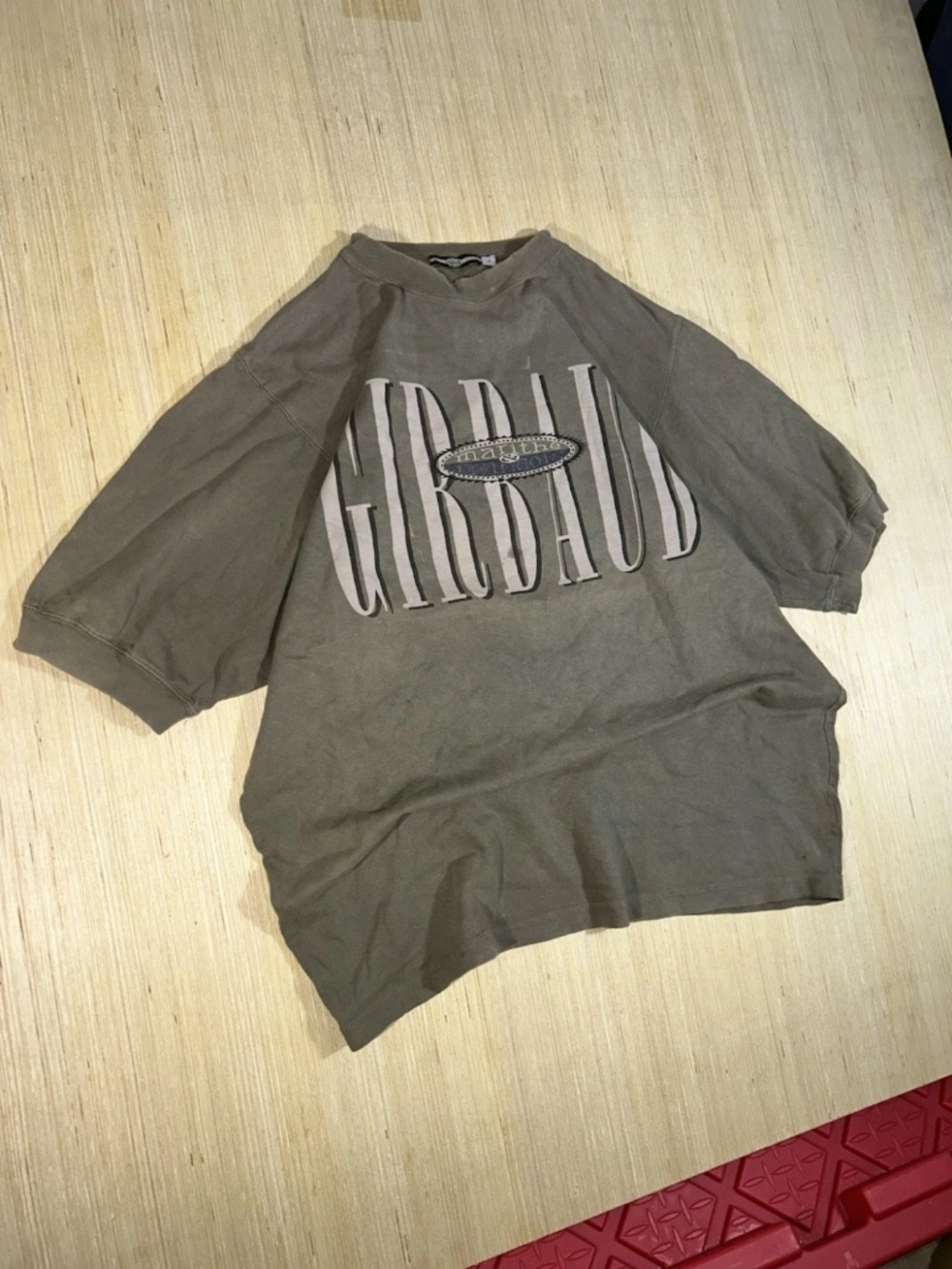 Vintage 90s Marithe Francois Girbaud GreenHip Hop Skater Logo T-Shirt Size L